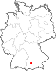 Karte Schmiechen, Bayern